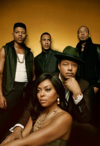 EMPIRE: The epic family battle begins when the sexy and powerful new drama EMPIRE debuts, with limited commercial interruption, following AMERICAN IDOL XIV on Wednesday, Jan. 7 (9:00-10:00 PM ET/PT) on FOX. Pictured Clockwise L: Bryshere Gray, Trai Byers, Jussie Smollett, Terrence Howard and Taraji P. Henson. ©2014 Fox Broadcasting Co. CR: Michael Lavine/FOX