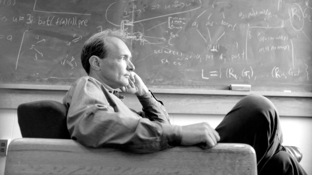 Tim Berners-Lee, inventor of the internet