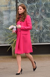LONDON, ENGLAND - MARCH 27: Catherine, Duchess of Cambridge departs after visiting the Stephen Lawrence Centre, Deptford, where she toured the facilities and met with Charitable Trust members on March 27, 2015 in London, England. (Photo by Karwai Tang/WireImage)