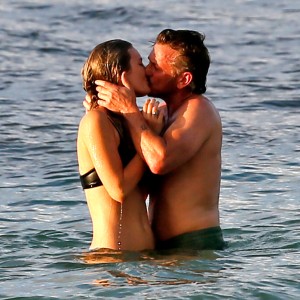 EXCLUSIVE: *PREMIUM EXCLUSIVE RATES APPLY* *NO WEB UNTIL 8.30PM PST, OCTOBER 6, 2016* *NO NY PAPERS* Sean Penn shares a steamy kiss with a mystery blonde while on vacation in Hawaii. The pair kissed while splashing around in the ocean on October 1. Penn's son Hopper was also spotted on the beach with a friend. Pictured: Sean Penn Ref: SPL1368130  061016   EXCLUSIVE Picture by: Splash News Splash News and Pictures Los Angeles:310-821-2666 New York:212-619-2666 London:870-934-2666 photodesk@splashnews.com 