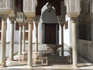 today-thanks-to-aziza-chaounis-four-year-renovation-the-al-qarawiyyin-library-features-restored-fountains-and-delicately-rehabilitated-texts-many-of-them-original-religious-works