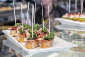 Pintxos or tapas famous spanish canapes party finger food
