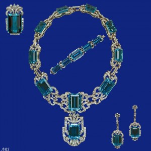 The Queen's Brazilian Aquamarines