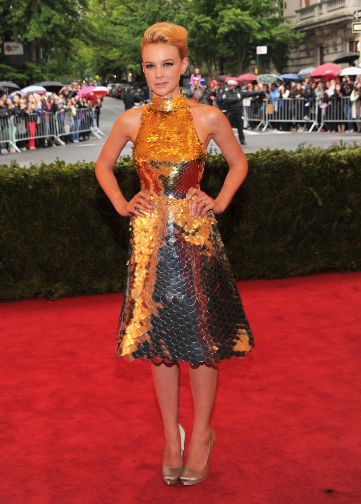 NEW YORK, NY - MAY 07:  Actress Carey Mulligan attends the "Schiaparelli And Prada: Impossible Conversations" Costume Institute Gala at the Metropolitan Museum of Art on May 7, 2012 in New York City.  (Photo by Larry Busacca/Getty Images)