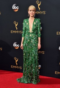 LOS ANGELES, CA - SEPTEMBER 18: Actress Sarah Paulson attends the 68th Annual Primetime Emmy Awards at Microsoft Theater on September 18, 2016 in Los Angeles, California. (Photo by Alberto E. Rodriguez/Getty Images)